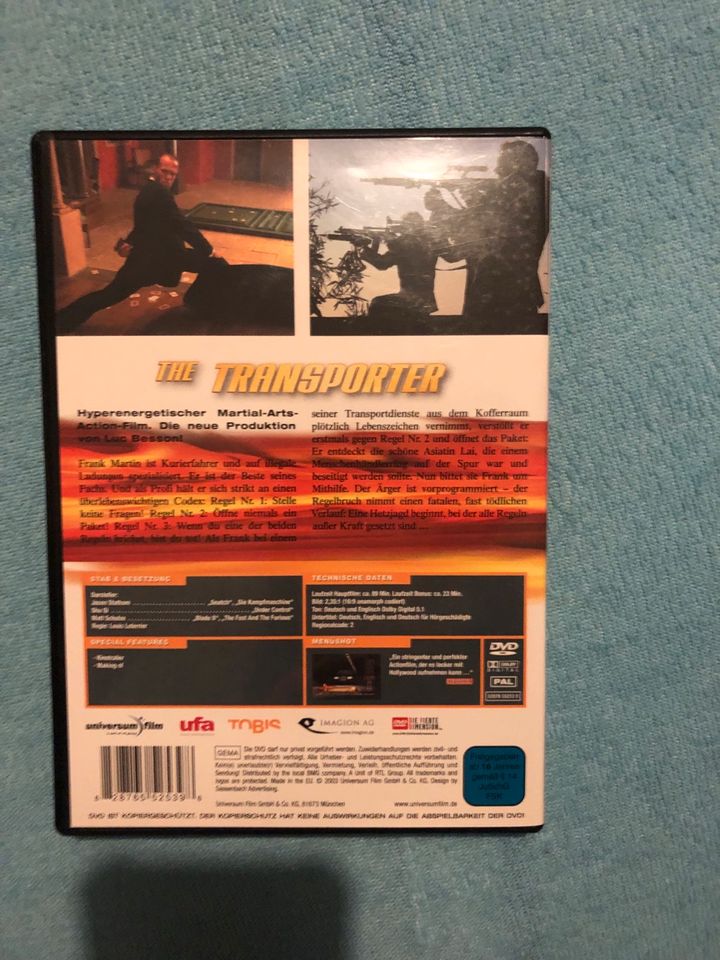 The Transporter dvd in Klingenberg (Sachsen)