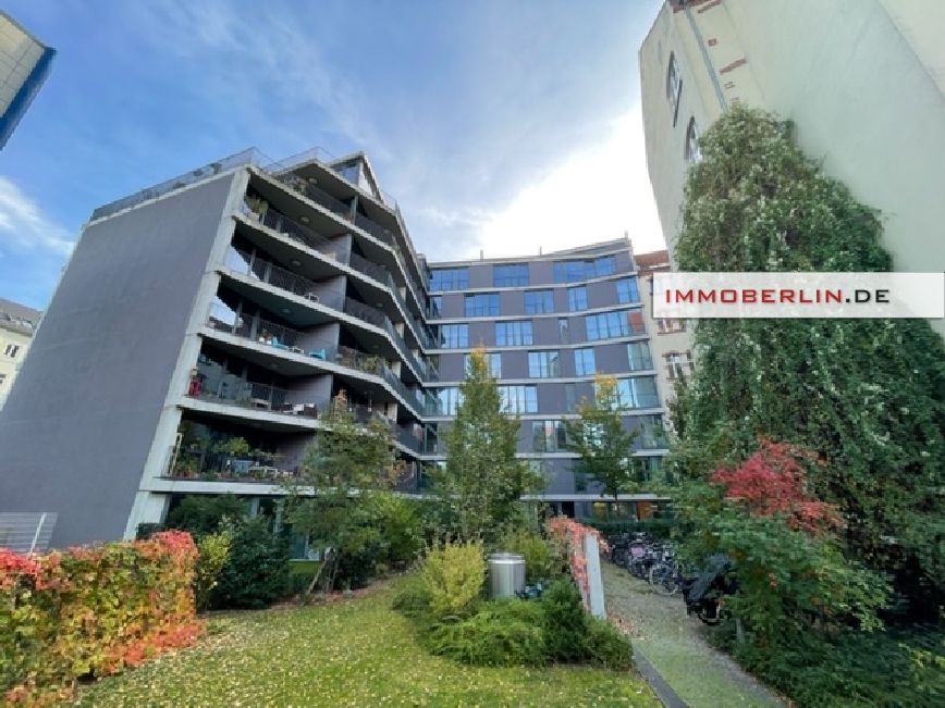 IMMOBERLIN.DE - Sehr beliebte Lage! Moderne Wohnung mit ruhiger Terrasse & Garten in Berlin
