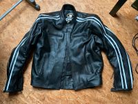 Motorrad Jacke Leder schwarz weiß XL 54 Genuine Rheinland-Pfalz - Konz Vorschau