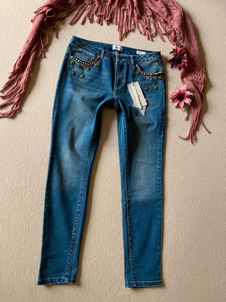 Blaue Jeans von Only, Carmen, Inch Größe 29 in Delingsdorf