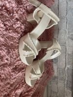 Hochzeitsschuhe High Heels gr 40 Sandalen Nordrhein-Westfalen - Moers Vorschau