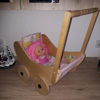 Puppenwagen Holz + Puppe Brandenburg - Eberswalde Vorschau