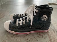 Diesel Sneaker High schwarz Pailetten Gr. 41, neuwertig Bayern - Steinach b. Straubing Vorschau