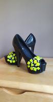 Peeptoes / High Heels mit Schmucksteinen 36 Bayern - Neukirchen a Teisenberg Vorschau