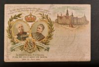 Postkarte 1898 König von Sachsen Jubiläum Geburtstag Dresden Nordrhein-Westfalen - Roetgen Vorschau