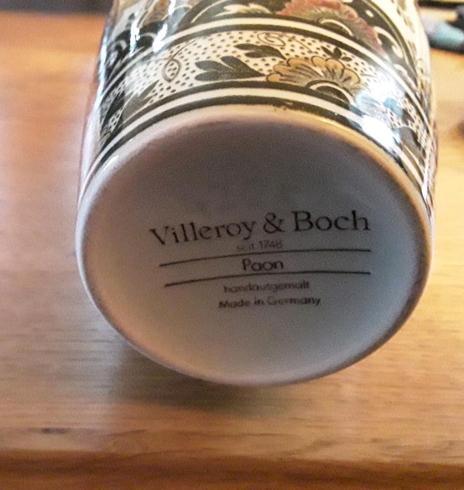 Eine " Paon " Vase v. Villeroy und Boch in Silberstedt