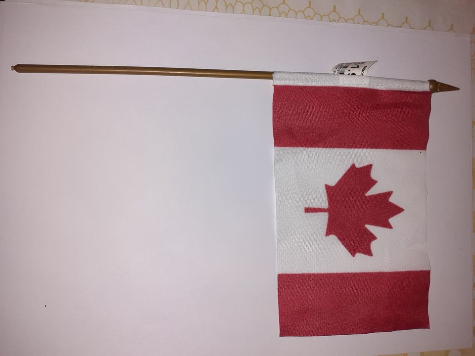 Canada Kleine Flagge. in Hamburg