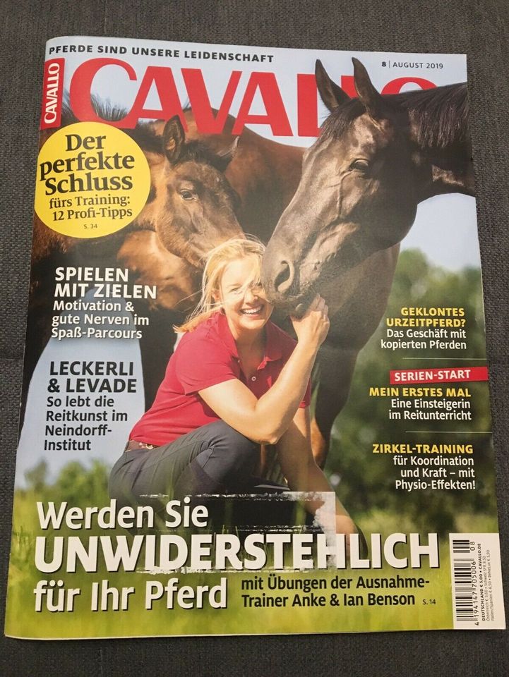 Cavallo Ausgabe 8/2019 inklusive Porto in Königslutter am Elm