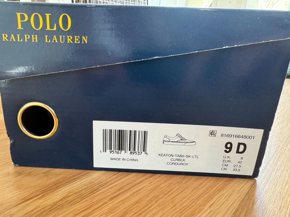 Polo Ralph Lauren Keaton Color-Blocked Corduroy Sneaker in Leipzig