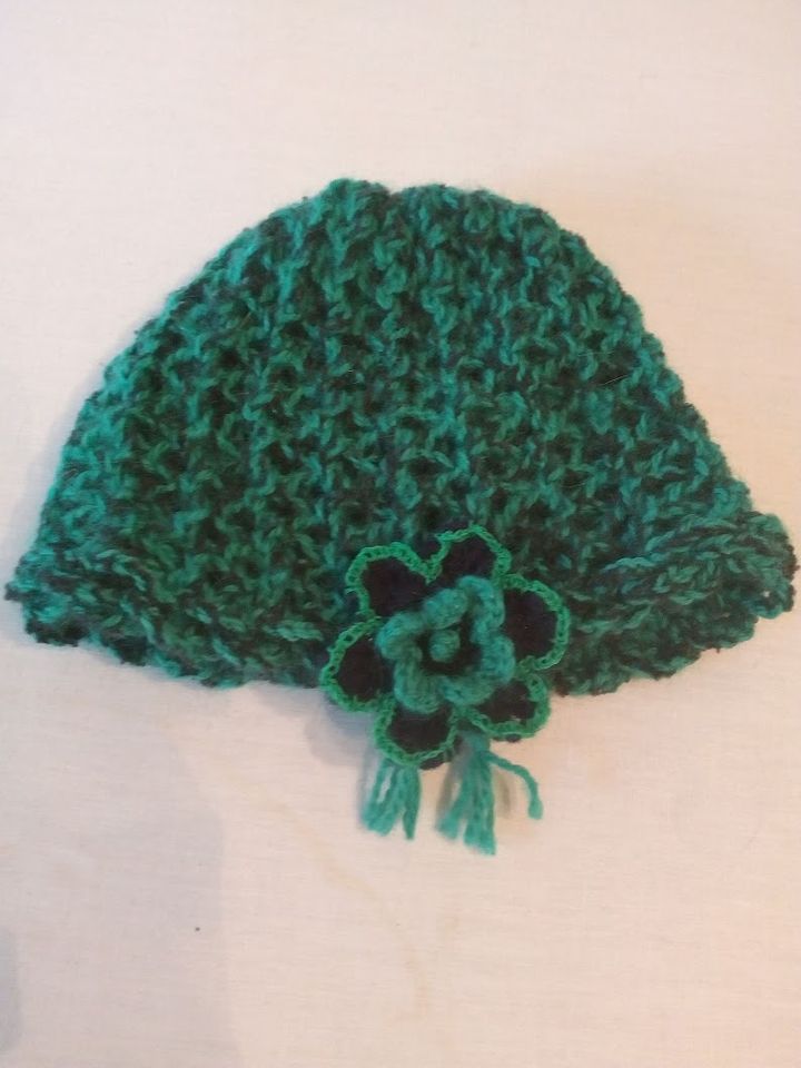 Mütze grün, Neu Handarbeit, doppellagig,warm,Handstrick in Beelitz