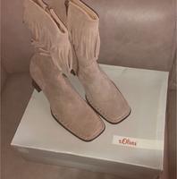 sOliver s. Oliver Wildleder Leder Stiefel Größe 40 beige neu Bayern - Marktheidenfeld Vorschau