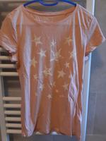 Tom Tailor Damen Tshirt Aprikose Sterne M S Niedersachsen - Jesteburg Vorschau