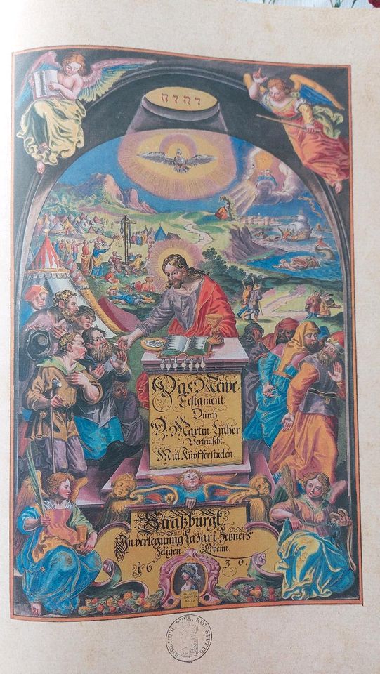 Matthäus Merian Kupferbibel von 1630 in Rathenow