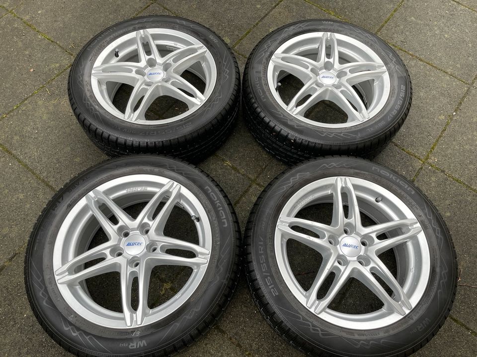 4 x 17“ Alufelgen ALUTEC mit Winterreifen 215/55 R17 98V XL *TOP* in Sarstedt