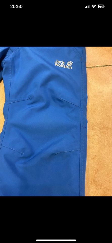 Schneehose Jack Wolfskin Gr. 92, Skihose Junge in Höchstadt