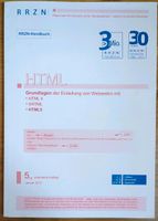 HTML - Grundlagen der Erstellung von Webseiten von RRZN/LUH Altstadt-Lehel - München/Lehel Vorschau