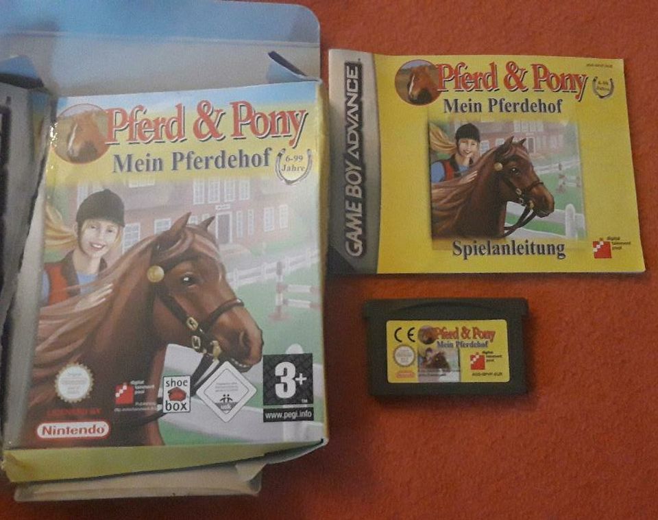 Pferd & Pony Mein Pferdehof Gameboy advance Spiel in Bindlach