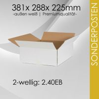 Posten weiße Kartons 381x 288x 225mm 2-wellig 400/Palette Niedersachsen - Rastede Vorschau