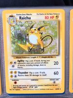 Pokémon Karte Raichu Holo ALT SELTEN Bergedorf - Hamburg Lohbrügge Vorschau