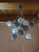 LED - Leuchtstern mit Christbaumkugeln - silber - 40 cm Rheinland-Pfalz - Oppenheim Vorschau