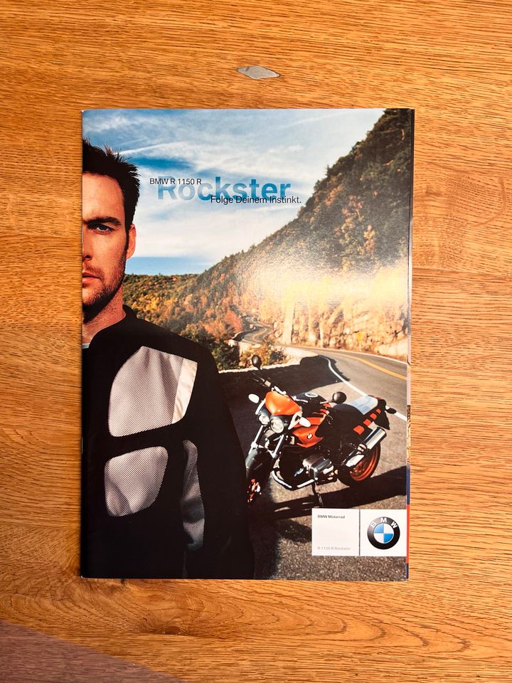 BMW Motorrad Prospekt R 1150 R Rockster mit Preisliste 2004 in Schweinfurt