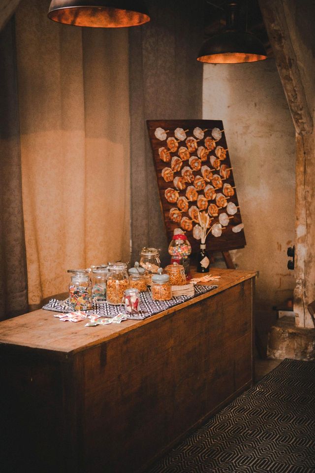 Verleih ❤ Macaronständer Candybar Donutwall Hochzeit Deko in Keltern