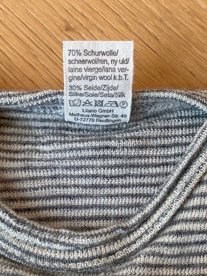 Lilano Strampler, Schlafanzug langarm, Wolle-Seide Gr. 62 in Hamburg