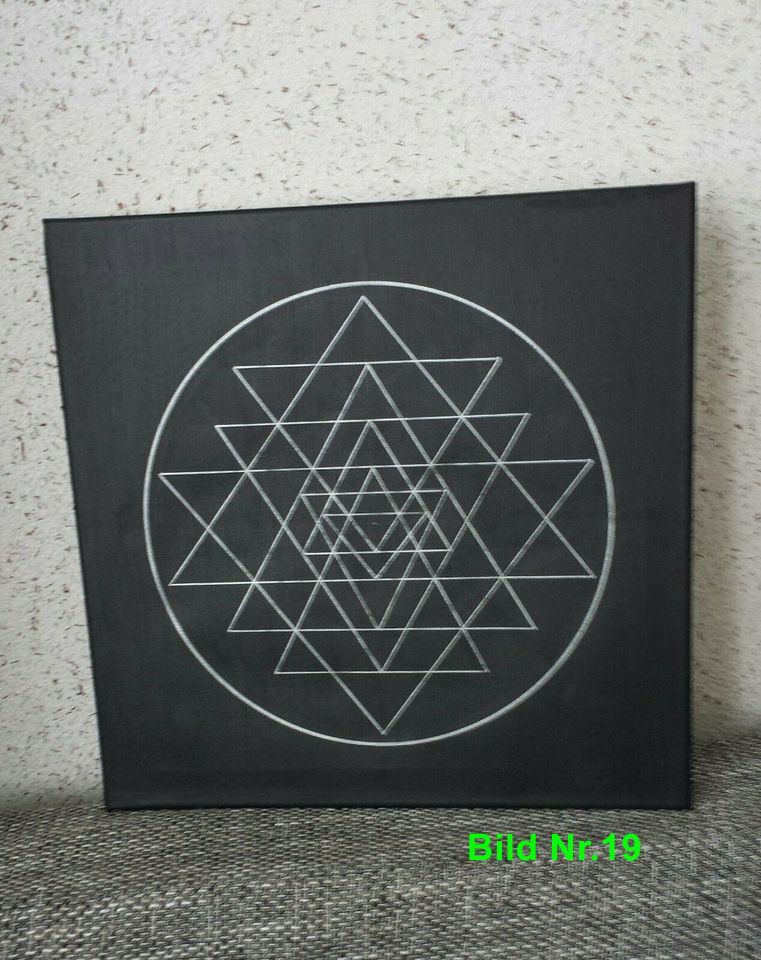 Bild auf Leinwand. Sri Yantra . in Unna