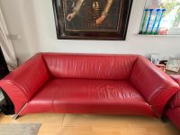 Rolf Benz 3-Sitzer Rotwein Leder Sofa Model 322 - gebraucht Düsseldorf - Friedrichstadt Vorschau