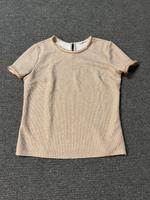 Orsay T-Shirt dick beige/gold L Bayern - Sonthofen Vorschau