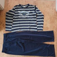 Kinderschlafanzug, blau/grau, Gr. 128 Rheinland-Pfalz - Züsch Vorschau