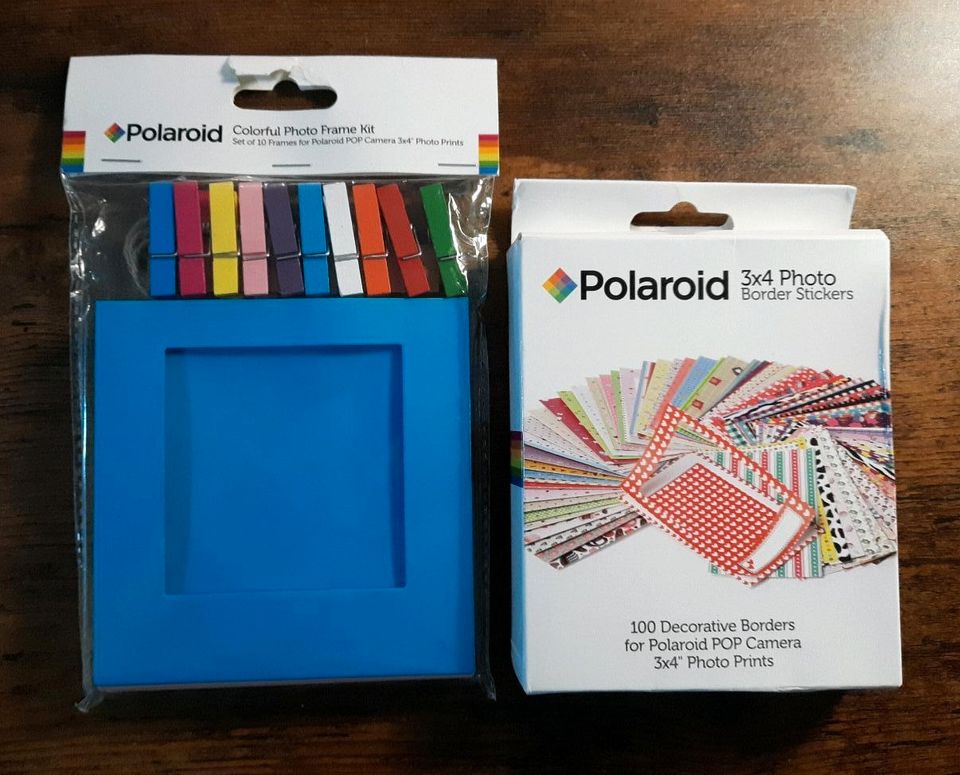 Polaroid 3x4 Photo Border Stickers und Colorful Photo Frame Kit in Künzelsau