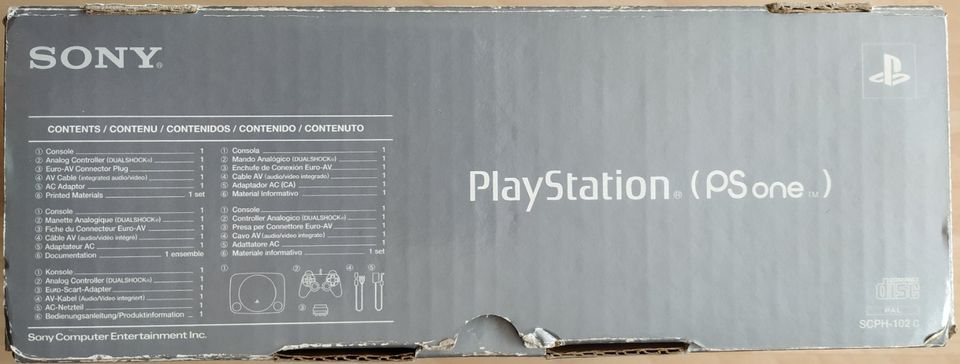 PS1 PS One Originalverpackung Playstation 1 in Würzburg