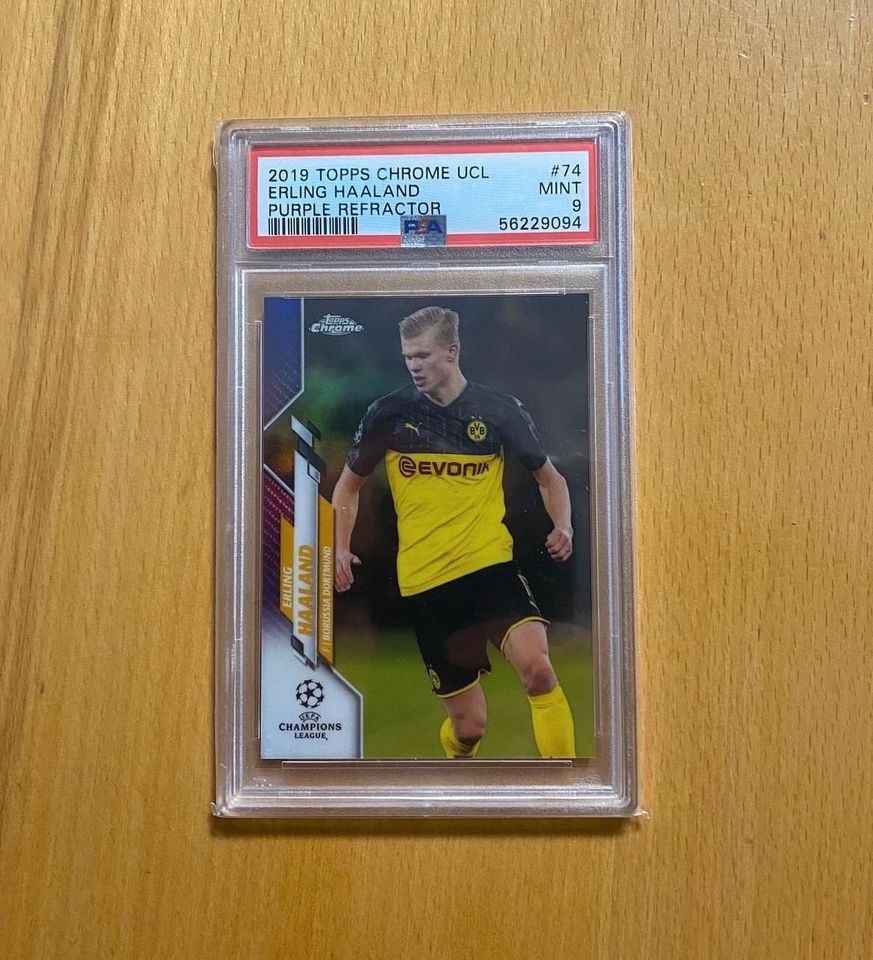 Topps Chrome 2019 no Panini Haaland Rookie psa 9 in Sonthofen