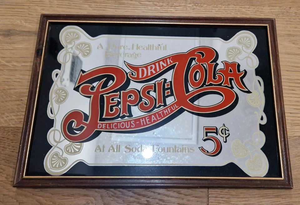 Pepsi Cola Retro ❌️Pullman City❌️ Barspiegel Werbespiegel in Neukirchen vorm Wald