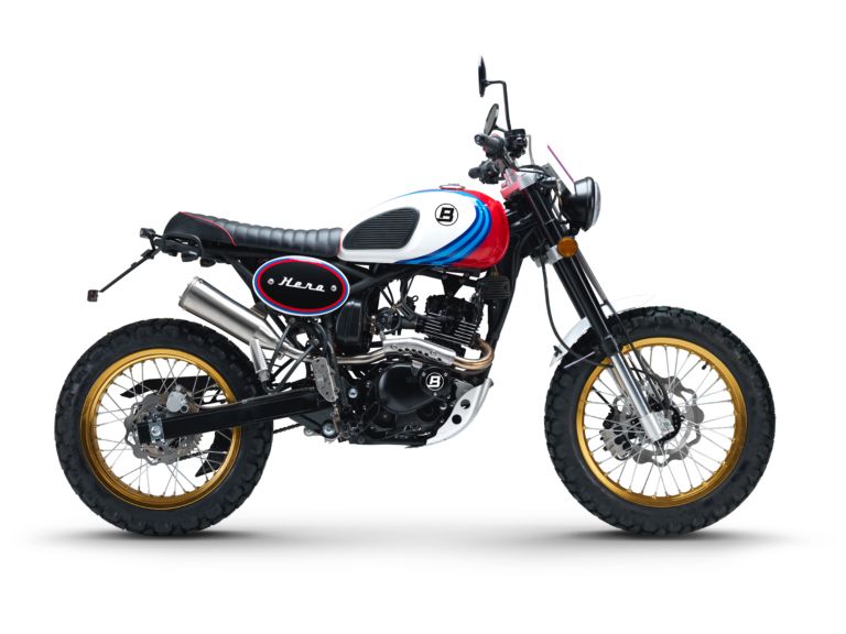 Bluroc Hero 125 | NEU |A1/B196| Scrambler | white | no Verve Moto in Siebenbäumen