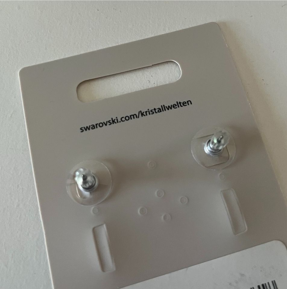 Swarovski Ohrstecker Ohrringe Kreisform mit Steinen Kristallwelte in Aschersleben