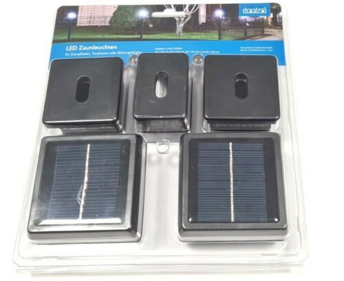 LED Solar Zaunleuchte für Zaunpfosten 40x40,60x40,50x50,60x60 mm in Zetel