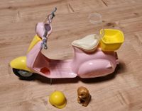 Rosaner Barbie Roller mit Helm und Hund  - TOP Hessen - Lich Vorschau