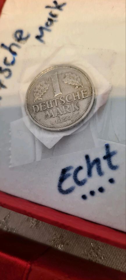 Echt Münzen  1.DEUTSHER DM in Hannover