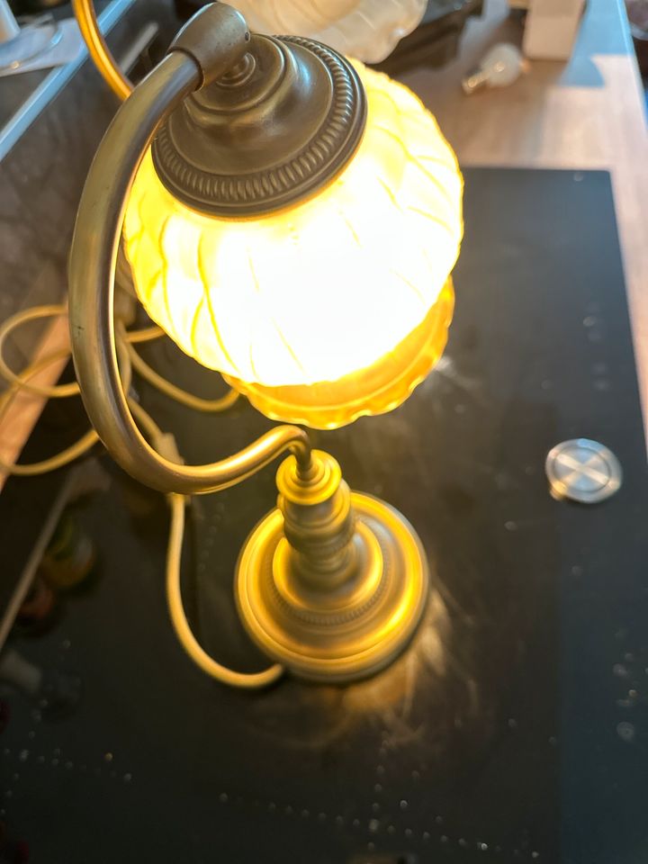 2 Messing Tischlampen in Ladbergen