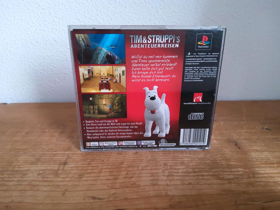 PS1,Tintin,Tim und Struppi,Rar,Sammler,Playstation, Retro,Herge in Augsburg