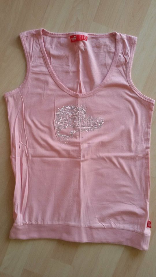 WIE NEU* PUMA pink Top rosé rosa Sport Yoga Gymnastik M L 40 42 in Retzstadt