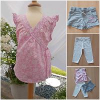 Gr. 140 Outfit Bluse Leggings Shorts Benetton H&M Verbaudet Niedersachsen - Gifhorn Vorschau