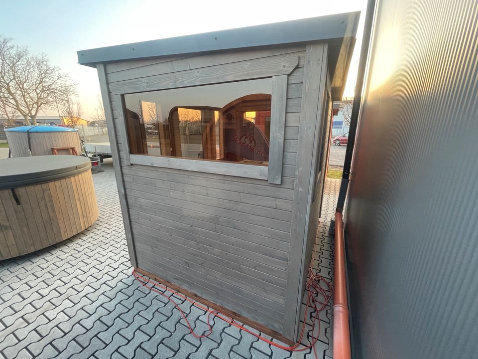 Garden-Office Garten Büro Sauna Gartenhaus Laube DIY -GEBRAUCHT- in Hochdorf-Assenheim