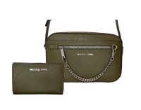 Michael Kors MK Tasche Geldbörse Portmonee Jet Set Grün Khaki NEU Hessen - Reiskirchen Vorschau