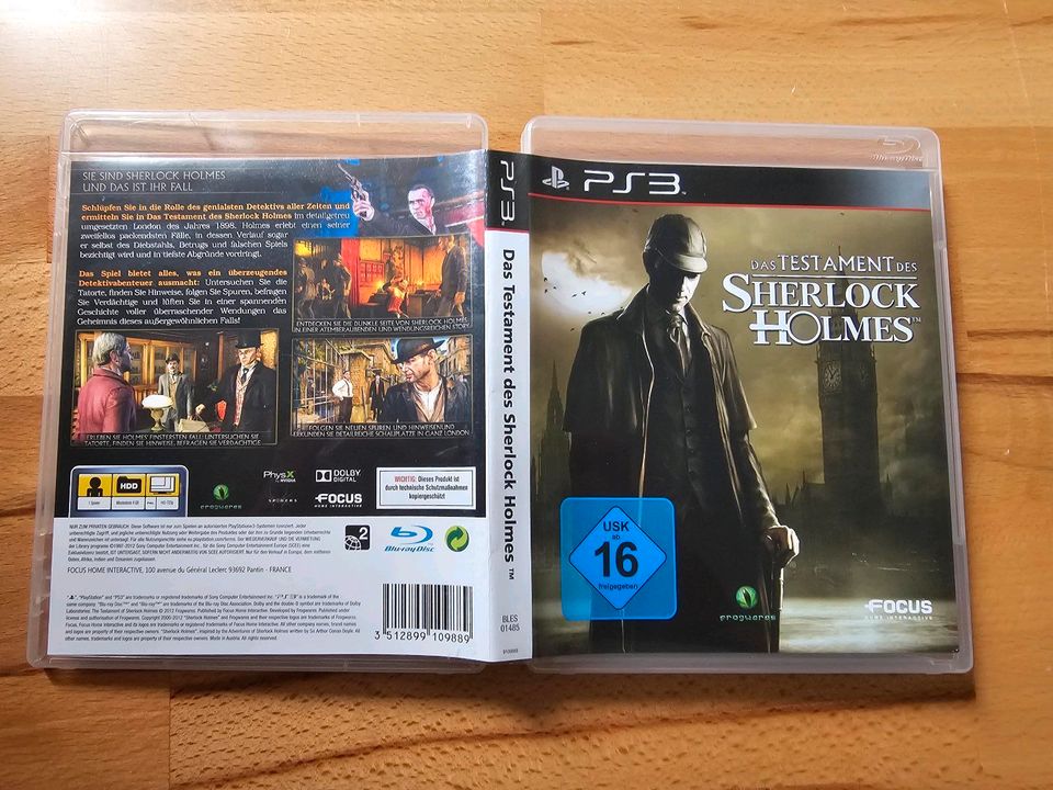 Das Testament des Sherlock Holmes PlayStation 3 in Winterbach