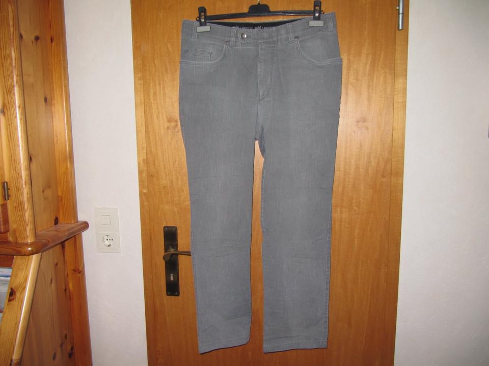 graue Hose von AUBI perfect fit Gr. 50 mit Stretch Herrenhose in Aschaffenburg