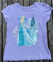 Hübsches T-Shirt mit Elsa - Aufdruck von DISNEY, Größe: 122/128 Bayern - Allersberg Vorschau