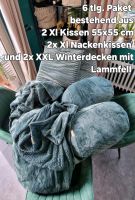 6 Teiliges Set Kissen und Decken in der gleichen Farbe (grün ) Berlin - Spandau Vorschau